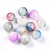Baking Paint Imitation Jade Glass Beads DGLA-S115-10mm-MY-2