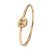 Rack Plating Brass Micro Pave Cubic Zirconia Bangles BJEW-E071-20G-01-4