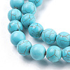 Synthetic Turquoise Beads Strands TURQ-S192-10mm-2-3