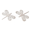 Long-Lasting Plated Brass Filigree Pendants KK-K336-34P-2