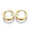 304 Stainless Steel Huggie Hoop Earrings EJEW-O087-09G-1
