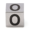 Tarnish Resistant 201 Stainless Steel European Beads STAS-M058-01O-P-1