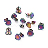 Ion Plating(IP) 304 Stainless Steel Stud Earring Findings STAS-I183-07A-07M-1