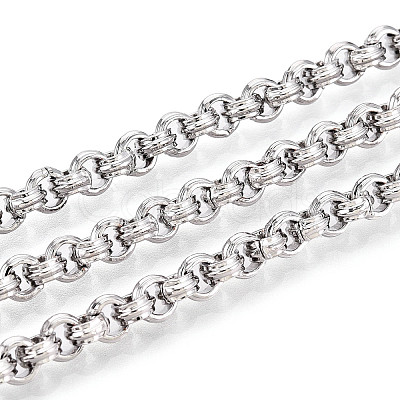 Brass Ring Link Chains CHC-T018-35P-1