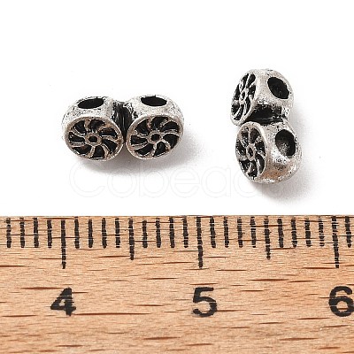 Tibetan Style Alloy Beads PALLOY-F317-01AS-1