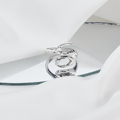 1Pc Alloy Wrench Cuff Rings RJEW-LP0002-46A-1