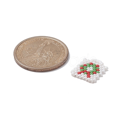 Handmade MIYUKI Japanese Seed Loom Pattern Seed Beads PALLOY-MZ00108-1