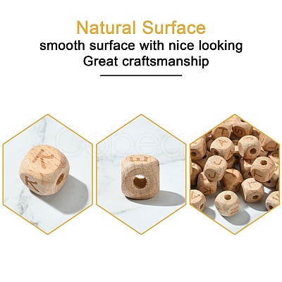 2Bags Wooden Beads WOOD-CJ0001-99-1