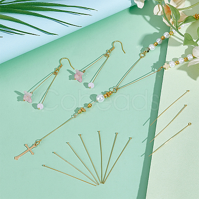 30Pcs 3 Styles 925 Sterling Silver Head Pins & Eye Pins STER-PH0003-30-1