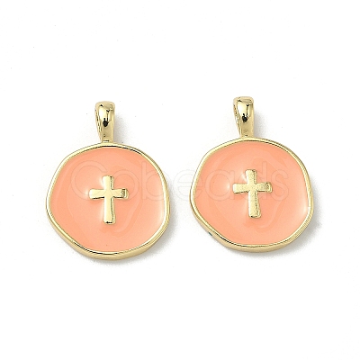 Brass Enamel Pendants LS-KK-G417-01LG-01-1
