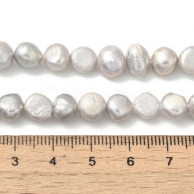Dyed Natural Cultured Freshwater Pearl Beads Strands PEAR-A006-09D-1