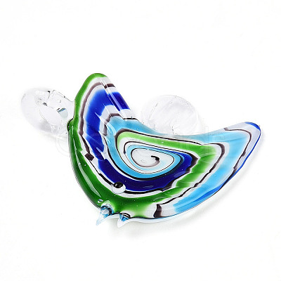 Handmade Lampwork Big Pendants LAMP-T023-06C-1