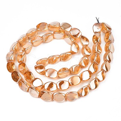 Electroplate Glass Beads Strand EGLA-S188-23-1