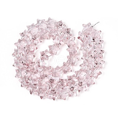 Baking Paint Glass Beads Strands DGLA-N017-01D-1