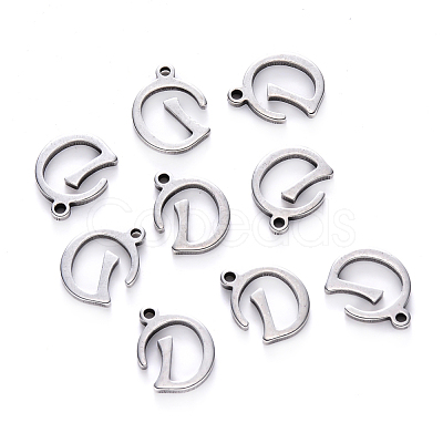Tarnish Resistant 201 Stainless Steel Charms STAS-R105-D-1