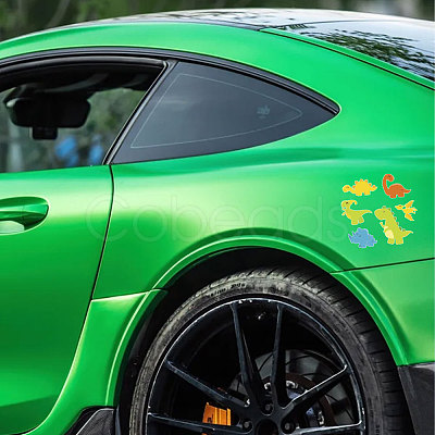 Plastic Reflective Vinyl Car Stickers STIC-WH0036-024-1