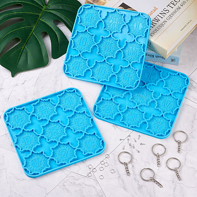 1 Set Square Silicone Molds DIY-TA0003-54-1