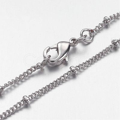 Brass Chain Necklaces MAK-F013-07P-1