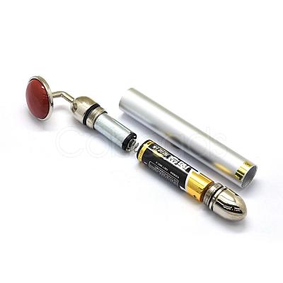 Natural Red Jasper Electric Massage Sticks G-E515-13L-1