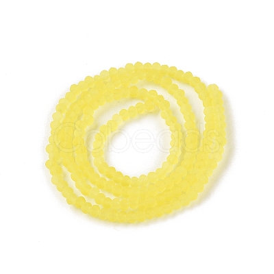 Transparent Glass Beads Strands EGLA-A044-T1mm-MD29-1