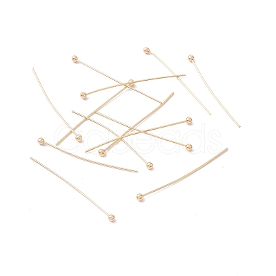 Brass Ball Head Pins KK-WH0058-02C-G02-1