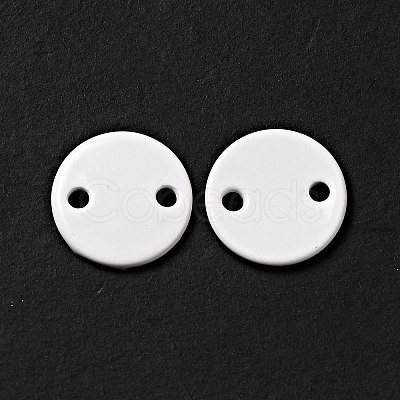 Spray Painted 201 Stainless Steel Connector Charms STAS-G304-23E-1