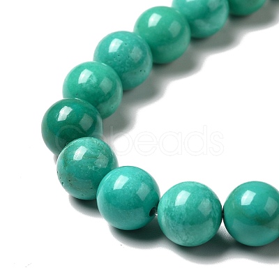 Dyed & Heated Natural Magnesite Beads Strands G-G924-01A-01-1