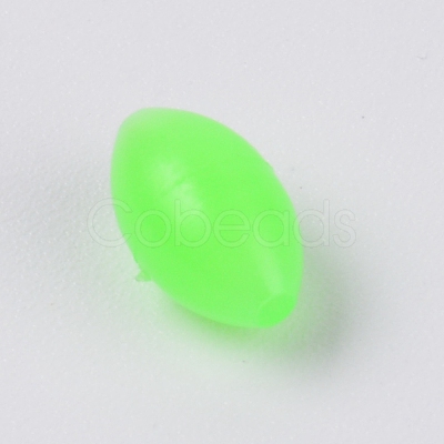 Plastic Luminous Glow Fishing Beads FIND-WH0075-40F-1