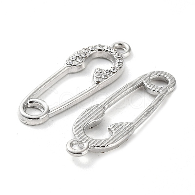 Alloy with Rhinestone Pendants FIND-B028-06P-1