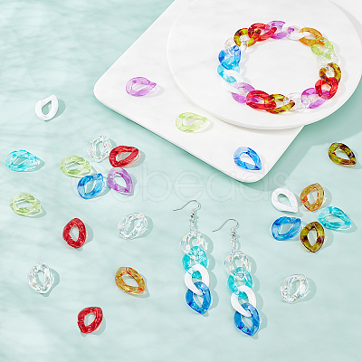 Transparent Acrylic Linking Rings OACR-FH0001-010-1