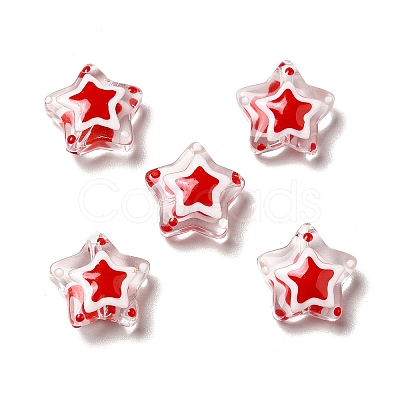 Glass with Enamel Beads LAMP-M011-01B-1