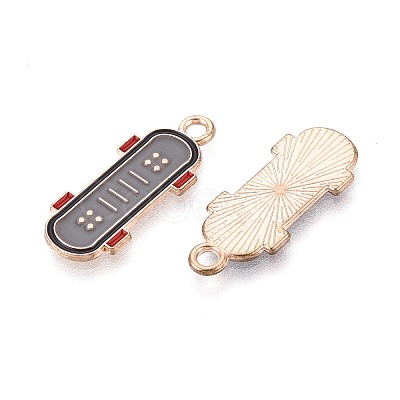 Alloy & Enamel Pendants ENAM-T021-50G-1