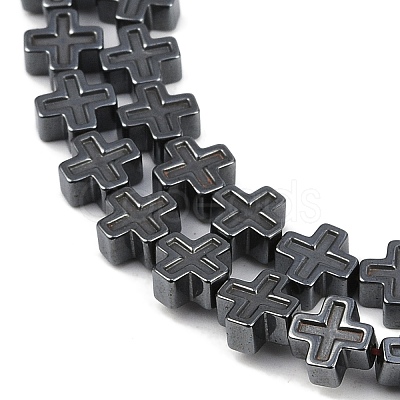 Synthetic Non-magnetic Hematite Beads Strands G-K375-D01-01-1