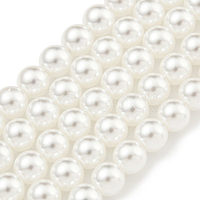 Glass Pearl Beads Strands HY-G002-01C-01-1