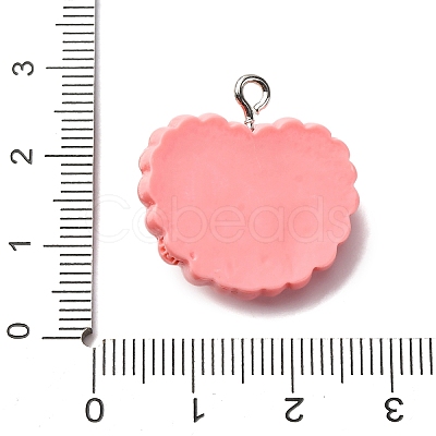 Opaque Resin Pendants RESI-V011-01E-1