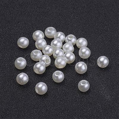 Imitated Pearl Acrylic Beads PACR-4D-12-1