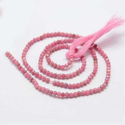 Natural Rhodochrosite Beads Strands G-P270-2mm-20-1