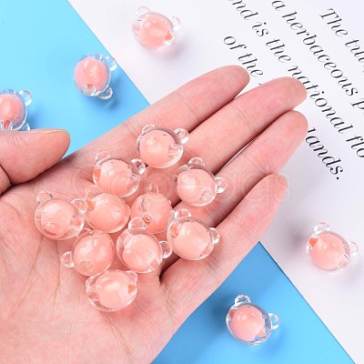 Transparent Acrylic Beads X-MACR-S373-122-B-1