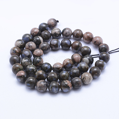 Natural Gemstone Beads Strands G-F531-8mm-P-1