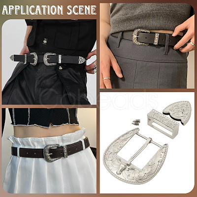 Belt Zinc Alloy Buckle Sets FIND-WH20023-057P-1