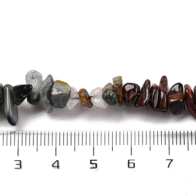 Natural Eagle Eye Stone & Tiger Eye & Dyed Red Tiger Eye Beads Strands G-L610-A16-01-1