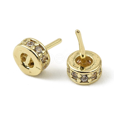 Brass Micro Pave Clear Cubic Zirconia Peg Bails LS-KK-C107-12G-1