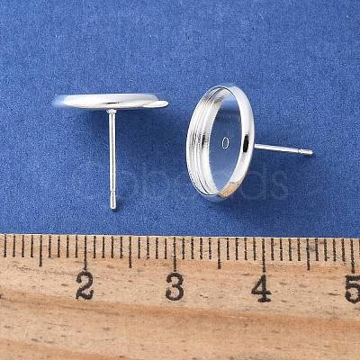 Brass Ear Studs Settings LS-IFIN-Q005-S-1