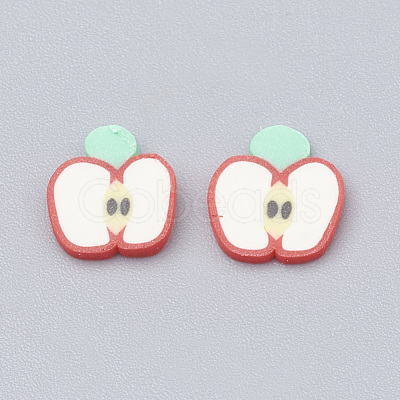 Handmade Polymer Clay Cabochons CLAY-N002-02O-1