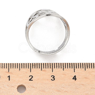 Non-Tarnish 304 Stainless Steel Adjustable Rings LS-RJEW-P080-01P-1