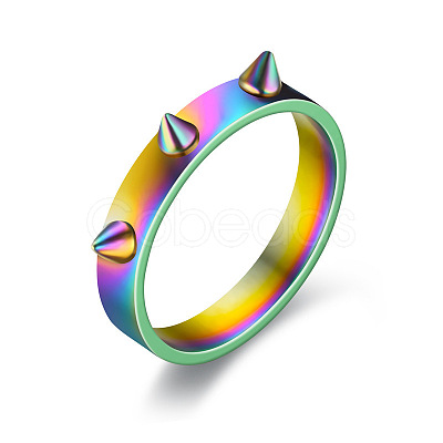 201 Stainless Steel Finger Rings FS-WG9177F-14-1