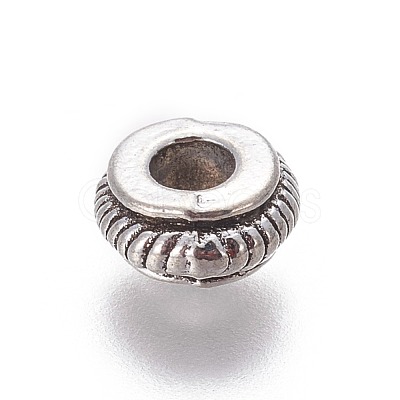 Tibetan Style Alloy Beads TIBEB-ZN577-AS-1