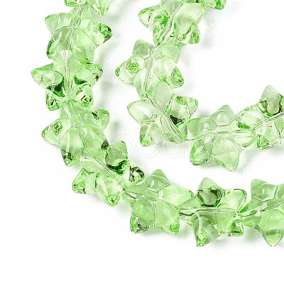 Baking Paint Glass Beads Strands DGLA-N017-01F-1