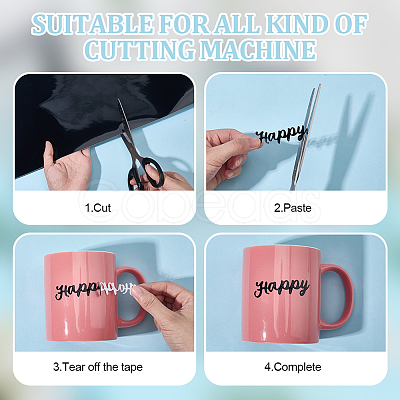 PVC Self-Adhesive Stickers DIY-WH0591-400A-1