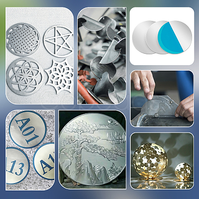 Round Aluminum Sheet FIND-WH0199-400B-1